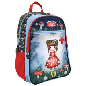 Ranac ðački sa ojačanjem Classic 2zipa 1džep Little Mushroom Gorjuss 1327GJ03