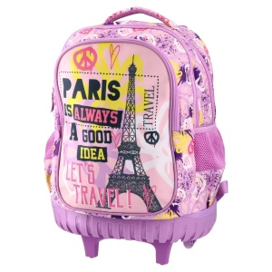 Ranac sa točkićima SAZIO - Paris Smile