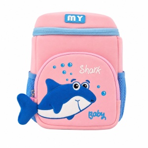 Ranac za vrtić delfin roze