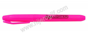 Tekst marker - roze, tanji
