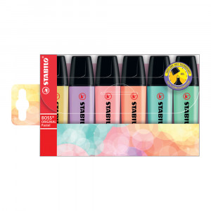 Text marker Stabilo Boss pastel set 1-6
