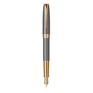 Naliv pero Parker Royal Sonnet Silver CH GT 18K F