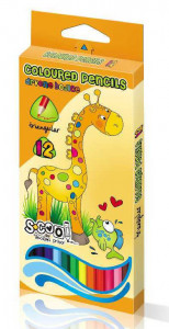 Drvene bojice S-COOL - Trouglaste 1-12