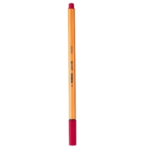 Fineliner Stabilo point 88-50 višnja crveni