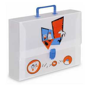 Torba-kofer plasticna 280x380x50mm Dispaco EURO50 sarena - Img 1