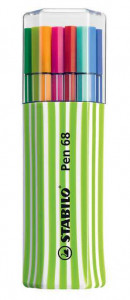 Flomaster Stabilo pen 68 set