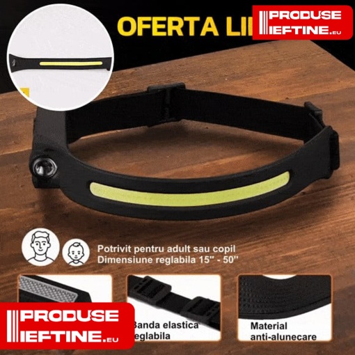 Lanterna OEM LED cu acumulator intern cu senzor miscare