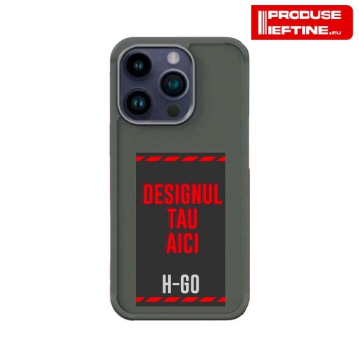 Husa Iphone 13, 14, 15, ecran E-Ink, silicon