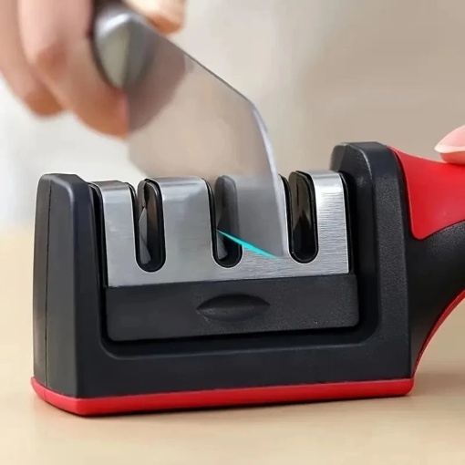 Aparat profesional de ascutite cutite, foarfeci, 4 trepte