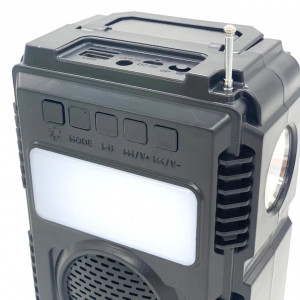 Kit solar cu lanterna,radio,încarcător cu 1 bec cu panou solar portabil - Img 2