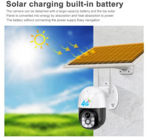 Camera de supraveghere cu panou solar, SIM 4G si senzor de miscare - Img 2