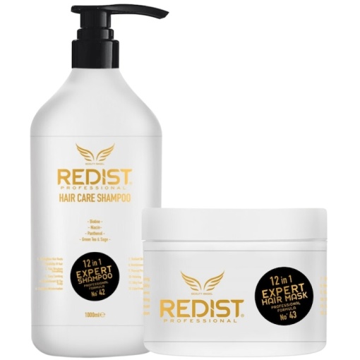 PACHET PROMO: 2 REDIST 12 IN 1 EXPERT (Sampon 1000ML, Masca 500 ML)