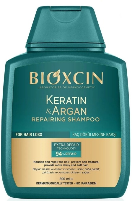 BIOXCIN Șampon revitalizant Keratin and Argan, 300 ml