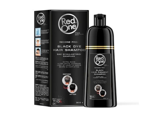 Sampon nuantator cu Pigment negru pentru Par tern 300ml