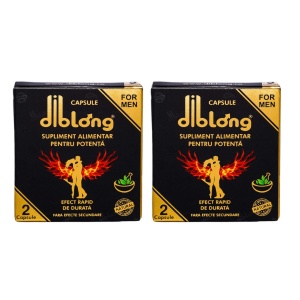 Capsule premium DIBLONG, pentru potenta, erectii dure, impotriva ejacularii, 100% natural, efect rapid si de lunga durata, 4 capsule - Img 1