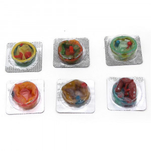 Set de 4 Prezervative Premium din Latex – cu Nervuri și Striații pentru Plăcere Intensificată - Img 3