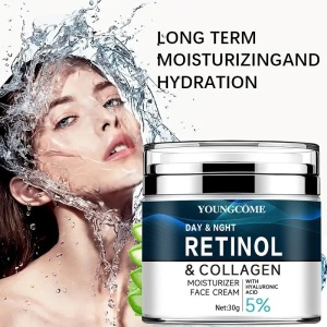 Cremă cu Retinol YOUNGCOME – Îmbunătățește Elasticitatea și Strălucirea Pielii, Hrănește și Menține Hidratarea, Pentru o Textură a Pielii Îmbunătățită - Img 2