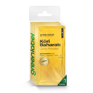 Greenlabel condiment curry 5g/6 plicuri , produs bio