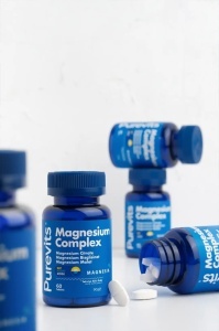 Magneziu Complex – Citrat, Bisglicinat și Malat – 200 mg – 60 Tablete Purevits - Img 2