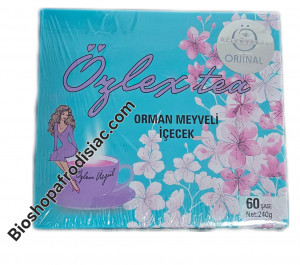 Ceai de slabit Ozlex turcesc detox - cu aroma de fructe de padure 60 plicuri cu holograma