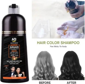 Dexe Argan Sampon Pigment colorant fără amoniac Negru 420ml - Img 2