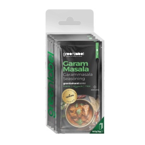 Greenlabel Condiment Garam Masala 5g/6 plicuri , produs bio