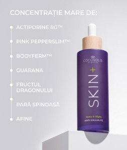 Ser concentrat anticelulitic Skin+ Anti-cellulite Serum, 100 ml, Cocosolis - Img 2