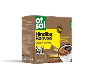 Cafea instant 2 in 1 cu cicoare și L-carnitină 3 g x 24 plicuri