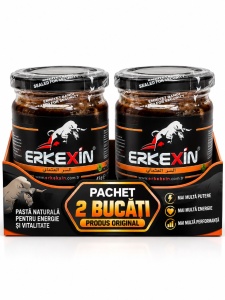 Pachet promo : 2 Magiun turcesc afrodisiac ERKEKXIN 240g 100% natural