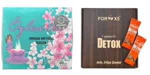 Pachet Promo Ceai de Slăbit – Ozlex Fructe de Pădure & For X5 Detox