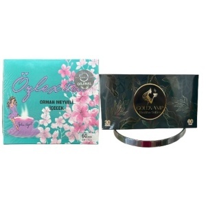Pachet promo : Ceai de slabit Ozlex tea turcesc detox + Cafea de slabit GoldVamp 30 plicuri Ozlem Ucgul