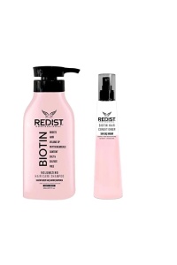 Pachet Sampon cu biotina Redist 500 ml si Balsam bifazic cu biotina Redist 225 ml