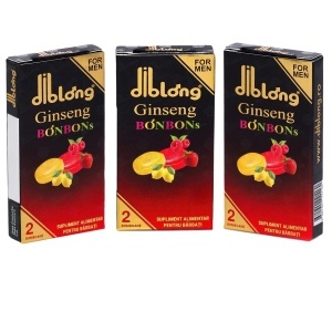 Diblong Ginseng Bonbons - supliment alimentar pentru bărbați, bomboane cu ingrediente naturale ce susțin sănătatea sexuală și funcția erectilă, 3 cutii x 2 buc  - Img 2