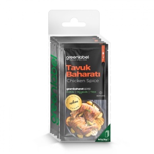 Greenlabel condiment pentru pui 5g/6 plicuri , produs bio