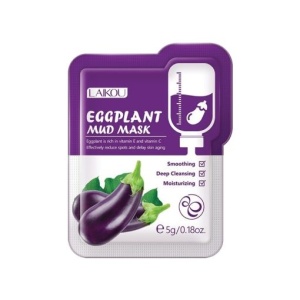 Mască Facială cu Extract de Vinete – 5g, Curățare Profundă și Îngrijire Purifiantă a Tenului