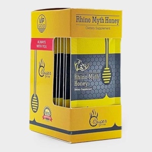 Miere afrodisiac Rhino Myth Honey. 7 g, 12 buc GOLD - Img 1