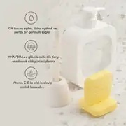 Pachet de 3 săpunuri coreene pentru combaterea petelor și albire cu Vitamină C & E, AHA, BHA și Acid Glicolic - Img 3