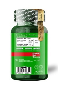 PUREVITS KOREAN RED GINSENG 500 mg – 60 Capsule Vegane - Img 2