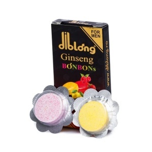 Diblong Ginseng Bonbons - supliment alimentar pentru bărbați, bomboane cu ingrediente naturale ce susțin sănătatea sexuală și funcția erectilă, 1 cutie x 2 buc  - Img 2