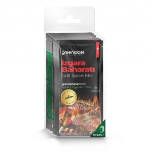 Greenlabel condiment pentru carne – grătar 5g/6 plicuri , produs bio
