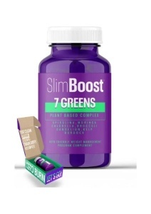 Capsule ( pastile ) pentru slabit Slim boost 7 Greens, 30 comprimate. - Img 2