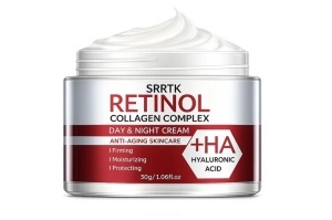 Crema complexa de colagen cu retinol coreean, hidratanta avansata pentru zi si noapte cu vitamina C si acid hialuronic, anti-imbatranire si control al acneei pentru barbati si femei 30g, sigura pentru toate tipurile de piele
