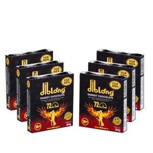 Set 6 afrodisiace tip ciocolata premium concentrat, DIBLONG ENERGY CHOCOLATE for MEN, pentru potenta, erectie, impotriva ejacularii, 100% natural. - Img 1