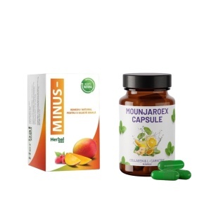 Capsule pentru slabit Minus, 30 comprimate, Herbal New Life + Capsule pentru slabit Mounjaroex detox 30 comprimate