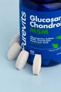 Glucosamine – Chondroitin – MSM – Boswellia – Acid Hialuronic – 60 Tablete Purevits - Img 2