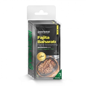 Greenlabel condiment pentru fajita 5g/6 plicuri , produs bio