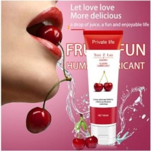 Lubrifiant pe bază de apă cu aromă de cirese – Gel pentru întârzierea ejaculării și prelungirea actului sexual 60 ml - Img 2