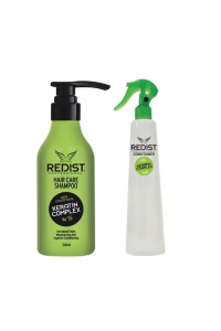 Pachet promo Sampon redist profesional cu Keratina 500 ml si Balsam cu bifazic Keratina Redist 400 ml