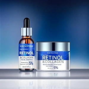 Set Combo Cremă și Ser cu Retinol – Hidratează, Repară Pielea, Netizează Ridurile și Crește Elasticitatea pentru un Ten Mai Tânăr și Mai Sănătos - Img 3