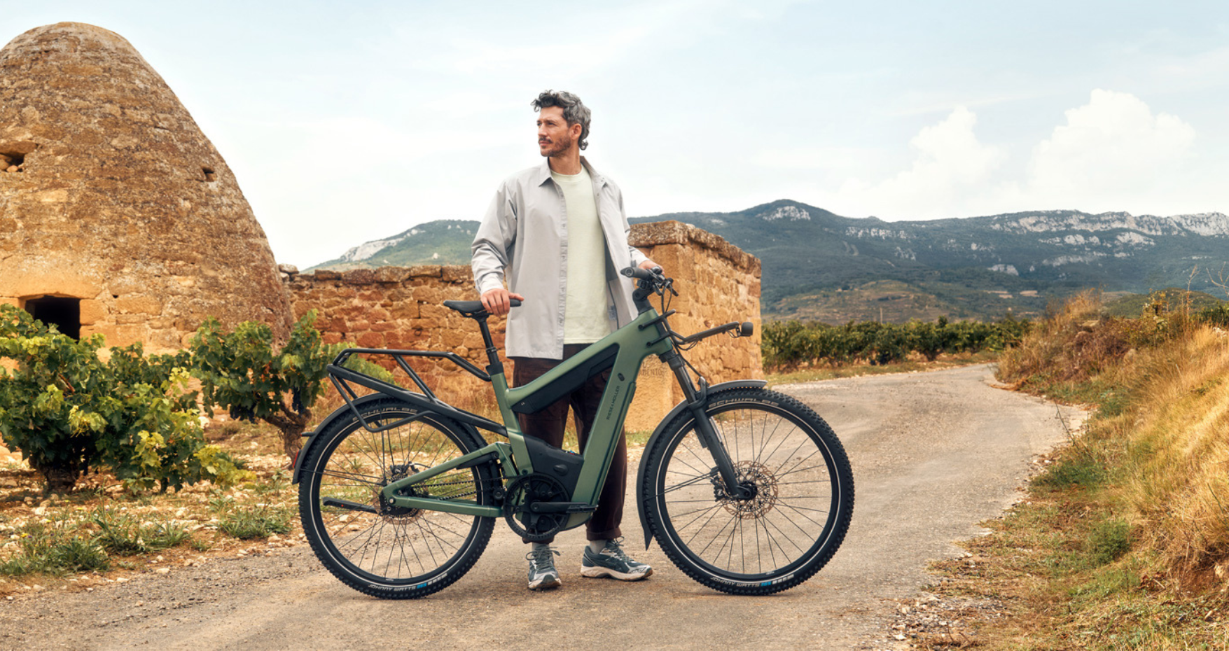 Bicicleta Electrica Riese & Muller Superdelite5, Verde Moss - 27.5